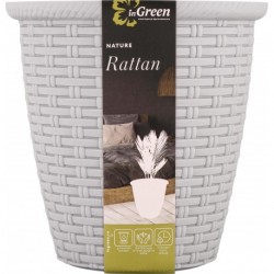 Кашпо Rattan D 210мм 4,5 л с внутренним горшком 2,25 л