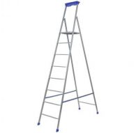 Стремянка стальная 8ст. из профильной трубы 30х15мм облег., с лотком для инстр.