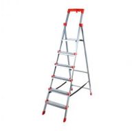 Стремянка метал. 6ст. из профильной трубы 40х20мм, с шир. ступенями, с лотком для инстр.