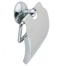 Держатель для туалетной бумаги с крышкой с ограничителем