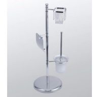 Стойка для санузла напольная (бум.держ+подст.дезод.+ерш)