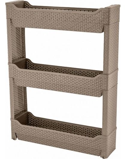Этажерка Wenge 3-секционная узкая 595*135*690мм