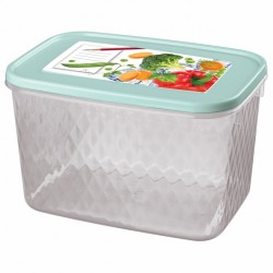 Контейнер для замораживания и хранения продуктов с декором Кристалл 1,7л