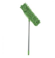 Швабра Флеттер эконом Умничка микрофибра-лапша, телескопическая ручка, длина 130см (32) Фиолетовая