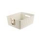 Корзинка прямоугольная 13л MY STYLE M 355*296*133мм Кремовый