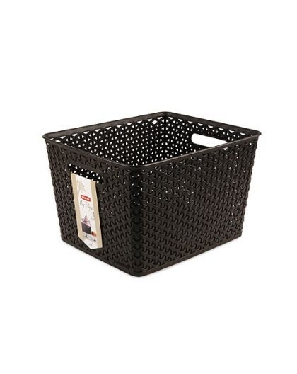 Корзинка прямоугольная 18л MY STYLE L 355*296*220мм Темно-коричневый