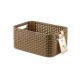 Корзинка прямоугольная 6л NATURAL STYLE S 285*194*130мм Коричневый