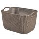 Корзинка 19л KNIT L 400*300*230мм Темно-коричневый