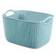 Корзинка 19л KNIT L 400*300*230мм Синий
