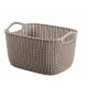 Корзинка прямоугольная 8л KNIT S 300*220*170мм Темно-коричневый