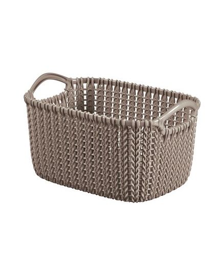 Корзинка 3л XS KNIT 250*175*140мм Темно-коричневый