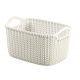 Корзинка 3л XS KNIT 250*175*140мм Белый