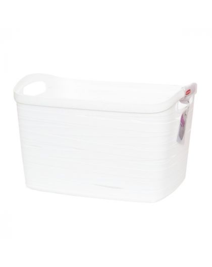Корзинка 21л RIBBON L 380*290*240мм Белый
