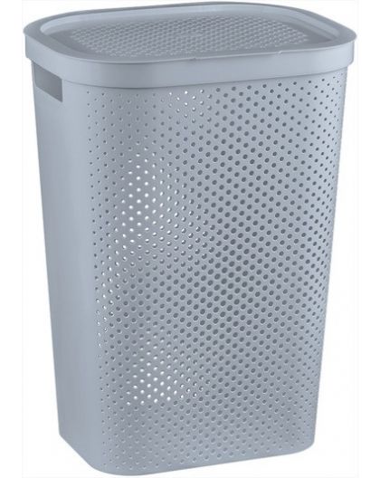 Корзина для белья 60л INFINITY 440*350*600мм Серый