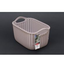 Корзинка 3л XS KNIT 250*175*140мм Фиолетовая пастель