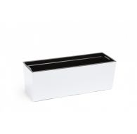 Горшок-контейнер БЕГОНИЯ с вкладкой Н190*В190*L560, КОФЕ (CAPPUCCINO)