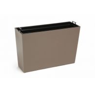 Горшок-контейнер ВЕРБЕНА с вкладкой Н190*В360*L560 + фитильный полив, КОФЕ (CAPPUCCINO)