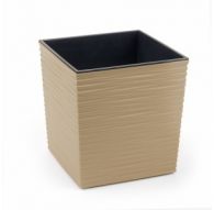 Горшок ЮККА ДЖУТО с вкладкой 250*250*260, КОФЕ (CAPPUCCINO)