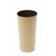 Горшок ЛИЛИЯ ДЖУТО с вкладкой d190*360мм, КОФЕ (CAPPUCCINO)