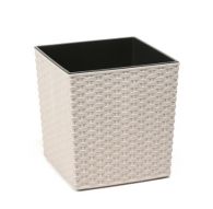 Горшок ЮККА ЭКО rattan с вкладкой 250*250*260