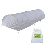 Парник БОГАТЫЙ УРОЖАЙ 8м.(дуги 9шт.укрыв. материал 10м, плот.40г/м2)  ПРОЗРАЧНЫЙ ПАК