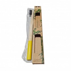 Зубная щетка д/взрослых BambooDent бамбук,круглая ручка /Арт-B15/051140/CHPM (упак.100шт)