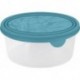 Контейнер для продуктов HELSINKI Artichoke 0,5 л круглый голубой океан