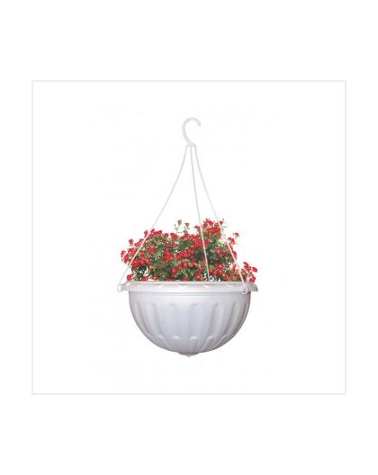 Кашпо Джулия подвесной 8л. (белый)(уп.15)