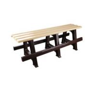 Скамейка (120х40х42)(бежево-коричневый)(уп.1)