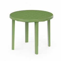 Стол круглый (900х900х750)(зеленый)(уп.1)