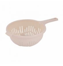 Дуршлаг с ручкой (диам. 190мм) белый 2л