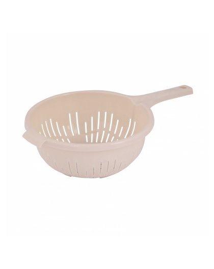 Дуршлаг с ручкой (диам. 190мм) белый 2л