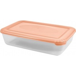 Емкость для хранения пищевых продуктов POLAR прямоугольная 1,9л персиковая карамель