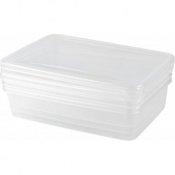 Комплект контейнеров для продуктов Suger&Spice прямоугольных 0,9 л (3шт.)