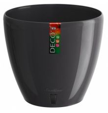 Горшок ДЕКО ТВИН 9 л. (с окошком для проверки уровня воды в дренаже, с пробкой, которая позволяет