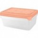 Набор контейнеров для продуктов HELSINKI Artichoke 3 шт 1,35 л прямоугольные персиковая карамель
