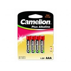 Camelion  LR03  Plus Alkaline BL-4 (LR03-BP4, батарейка,1.5В)