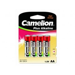 Camelion..LR 6  Plus Alkaline BL-4 (LR6-BP4, батарейка,1.5В)