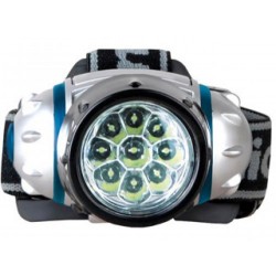 Фонарь Camelion LED5317-9Mx (фонарь налобн, металлик, 9 ультра ярк LED,4 реж, 3XR03 в компл, пласт, блис)