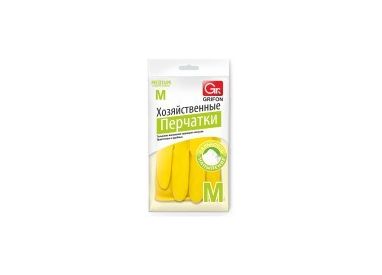 Перчатки резиновые хозяйственные с напылением, р-р S, M, L, XL