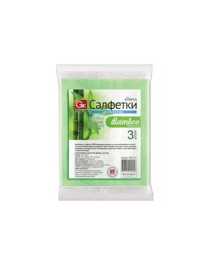 Салфетки для кухни GRIFON из бамбука, 30*38 см 3 шт. в упаковке