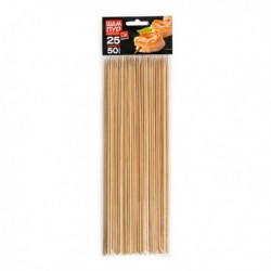 Шампуры деревянные GRIFON, 25 см, 50 шт. в упаковке (диаментр-3мм)