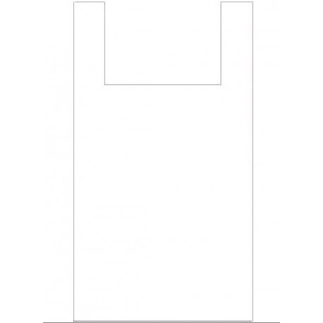 Пакет ПЭ типа майка 30+16x60 (11) (Белая ) (упак.100шт)