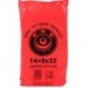 Пакет фасовочный, ПНД 14+8x32 (7) в пластах WWW красная (арт 70044) 1000шт