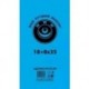 Пакет фасовочный, ПНД 18+8х35 (7) В пластах WWW синяя (арт 70070) 1000шт