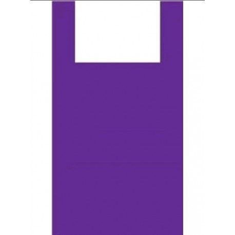 Пакет ПЭ типа майка 45+30х75 (12) (Фиолетовая ) (упак.50шт)