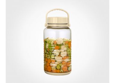 Банка 5л с крышкой и ручкой 17*34,5см (Стекло)