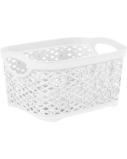 Корзинка для хранения Keeplex Fiori с ручками 3,3л 23,6х17,6х12,6см