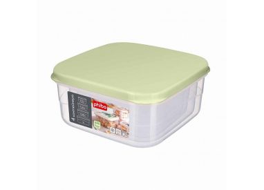 Контейнер для продуктов 4шт., 0,3л + 0,45л + 0,65л + 1л (Зеленый)