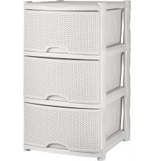 Комод Keeplex Rattan трехсекционный 48х41х72,3см